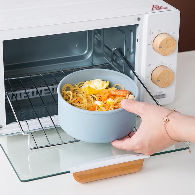 Fiambrera hermética a prueba de calor portátil de los contenedores de almacenamiento de la comida del silicón del nuevo diseño