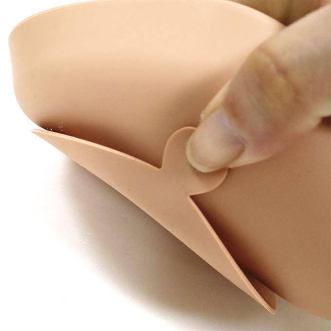 El corazón de Heatresistant Manufacturer BPA del lavaplatos forma las placas de cena creativas de la succión del silicón del bebé