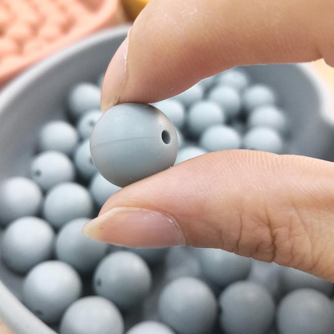 La dentición gotea nueva suavidad del color alrededor del silicón formado para el silicón 100% de la categoría alimenticia del bebé