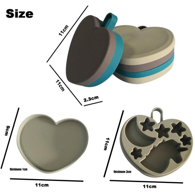 Las herramientas del helado moldean el silicón libre al por mayor de DIY BPA con la tapa para el silicón seguro de las herramientas 100%food de la torta de los niños, moldes libres de BPA