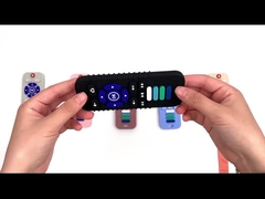 Meses formados remotos de Teether Toy For Infants 3+ de los productos del silicón del bebé de la TV