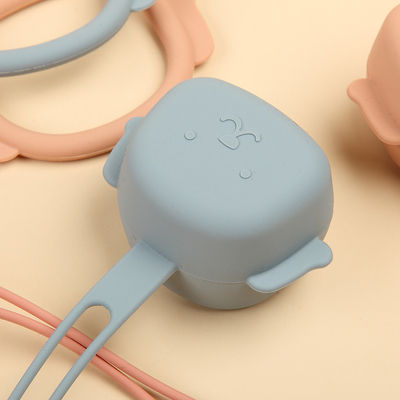 Puppy Shaped Cute Baby Silicone Pacifier Holder For Easily Traveling
