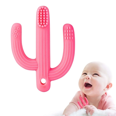 Baby Recyclable Dust Proof Silicone Teether Toys Safe In Boiling Water