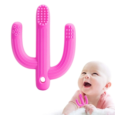 Baby Recyclable Dust Proof Silicone Teether Toys Safe In Boiling Water