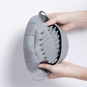 BPA Free Recyclable Customization Air Fryer Silicone Pan Safe In Sterilizer