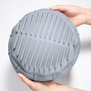 Non Stick Food Grade Solid Air Fryer Silicone Basket Safe In Dishwasher