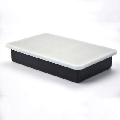 Home Use FDA Food Grade Silicone Ice Mold Square Ice Cube Mould 130*260mm