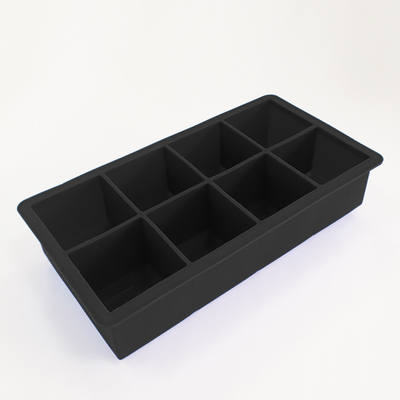 15 Cavities BPA Free 12*24cm Square Silicone Ice Mold Cube Tray With Lid