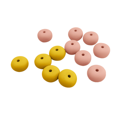 Food Grade Chewable Silicone Beads Teether High Strength For Baby