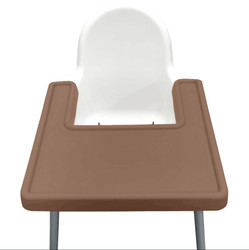 Customized Multicolor Kids Silicone High Chair Placemat ODM For Dining Table