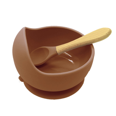 Food Grade BPA Free Children'S Silicone Suction Bowl Set Phthalate Free