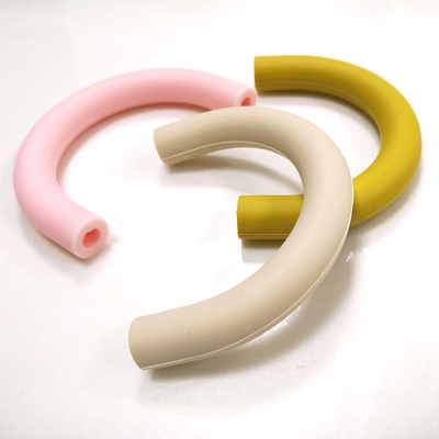Baby Chewing Silicone Beads Teether Soft Loose U Tube OEM ODM