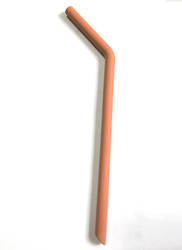 25.5cm Silicone Travel Straw Custom Logo Eco Friendly Silicone Straws For Adult Baby
