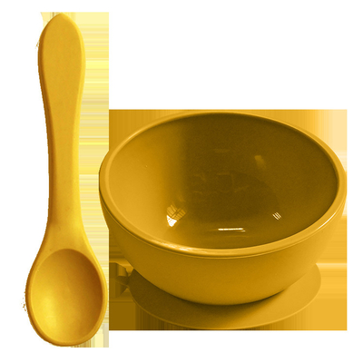 Custom Colorful Baby Weaning Silicone Suction Bowl Non Toxic Food Grade