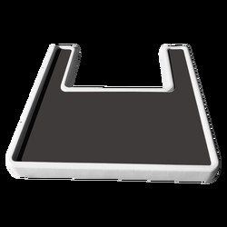 Customized BPA Free Baby Tray Silicone High Chair Placemat 38*38*0.1cm