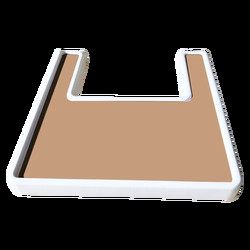 Customized BPA Free Baby Tray Silicone High Chair Placemat 38*38*0.1cm
