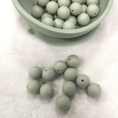 100% Food Grade Silicone Teether Beads Bulk Organic Silicone Beads FDA
