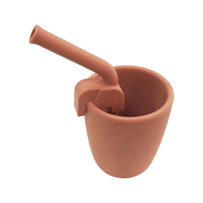 Toddler Baby Silicone Straw Cup Reusable BPA Phthalate Free 8*6.5*6.5cm