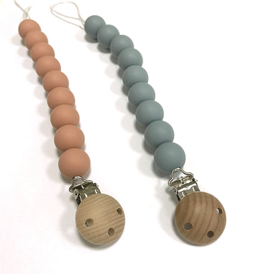 Safety Silicone Pacifier Holder Handmade Pacifier Clip 30*3*2cm