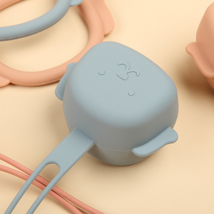 Puppy Shaped Cute Baby Silicone Pacifier Holder For Easily Traveling